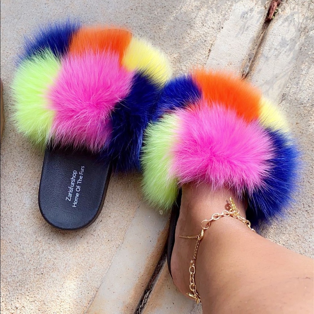 Fur Slippers